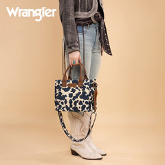 Wrangler All-over Leopard Print Tote Bag