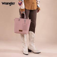Wrangler Top Handle Tote Bag Detachable Key Ring Card Holder