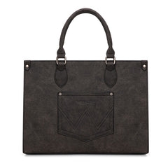 Wrangler Western All-over Leopard Print Wide Tote Bag