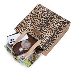 Wrangler Western All-over Leopard Print Tote Bag