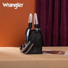 Wrangler CowPrint Rope Handle Tote Bag