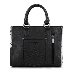 Wrangler Leopard Whipstitch Concealed Carry Tote Bag