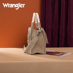 Wrangler CowPrint Rope Handle Tote Bag