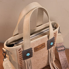 Wrangler Tooled Fringe Concealed Carry Purse