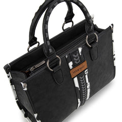 Wrangler Leopard Whipstitch Concealed Carry Tote Bag