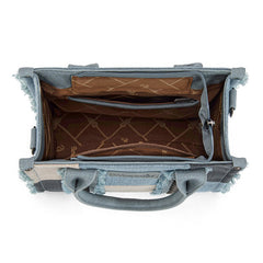 Wrangler Canvas Braided Fringe Tote Bag