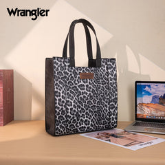 Wrangler Western All-over Leopard Print Tote Bag