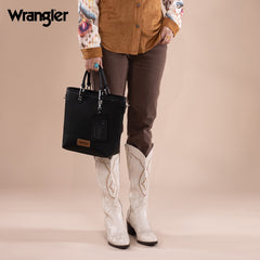 Wrangler Top Handle Tote Bag Detachable Key Ring Card Holder