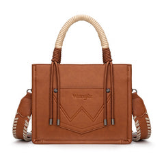 Wrangler CowPrint Rope Handle Tote Bag