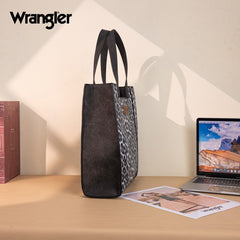 Wrangler Western All-over Leopard Print Tote Bag