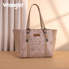 Wrangler Vintage Floral Printed Large Tote Bag