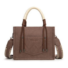 Wrangler CowPrint Rope Handle Tote Bag