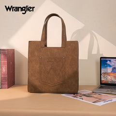 Wrangler Western All-over Leopard Print Tote Bag