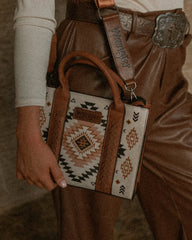 Wrangler Aztec Pattern Print Tote Bag