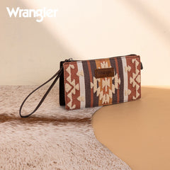 Wrangler Sherpa Aztec Canvas Clutch