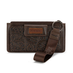 Wrangler Floral Tooled Card Wallet