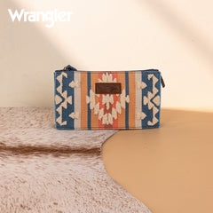 Wrangler Sherpa Aztec Canvas Clutch