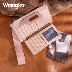 Wrangler Floral Tooled Card Wallet