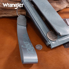 Wrangler Floral Tooled Card Wallet