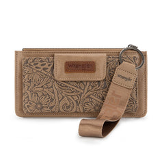Wrangler Floral Tooled Card Wallet