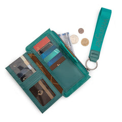 Wrangler Floral Tooled Card Wallet