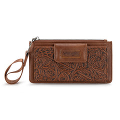 Wrangler Floral Tooled Card Wallet