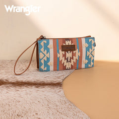 Wrangler Sherpa Aztec Canvas Clutch