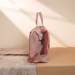 Wrangler Sherpa Aztec Canvas Duffle Bag