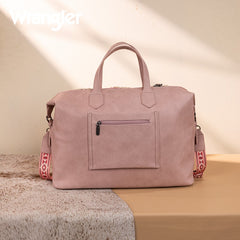 Wrangler Sherpa Aztec Canvas Duffle Bag