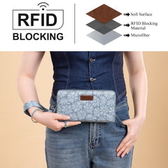 Wrangler Sunflower Print Wristlet