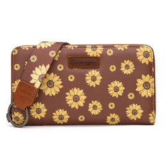 Wrangler Sunflower Print Wristlet