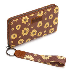 Wrangler Sunflower Print Wristlet