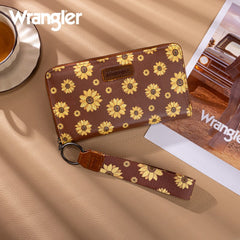 Wrangler Sunflower Print Wristlet