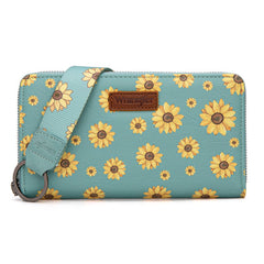 Wrangler Sunflower Print Wristlet