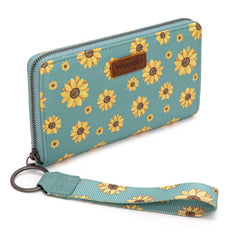 Wrangler Sunflower Print Wristlet