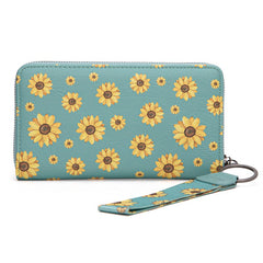 Wrangler Sunflower Print Wristlet