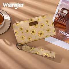 Wrangler Sunflower Print Wristlet