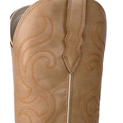 Women's Vintage Embroidered Round Toe Cowgirl Boots