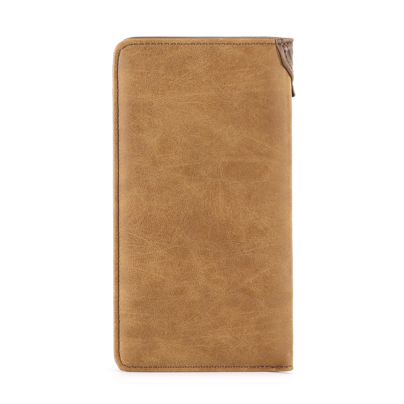 Embossed Floral Men's Bifold Long PU Leather Wallet - Cowgirl Wear