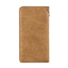 Embossed Floral Men's Bifold Long PU Leather Wallet - Cowgirl Wear