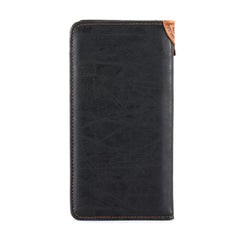 Embossed Floral Men's Bifold Long PU Leather Wallet - Cowgirl Wear