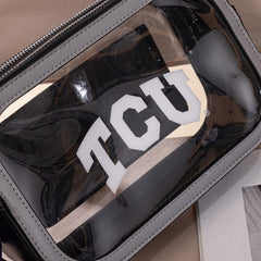 Texas Christian University Horned Frogs Clear Crossbody Bag