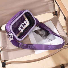 Texas Christian University Horned Frogs Clear Crossbody Bag
