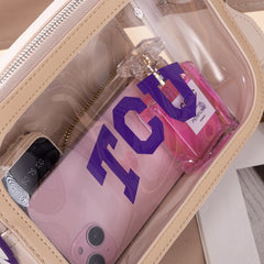 Texas Christian University Horned Frogs Clear Crossbody Bag