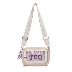 Texas Christian University Horned Frogs Clear Crossbody Bag