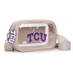 Texas Christian University Horned Frogs Clear Crossbody Bag