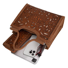 Trinity Ranch Tooled Tote Carry Bag