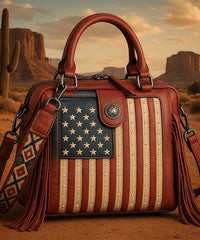 Montana West Liberty Doctor 3-Way Bag – Limited Edition Patriotic Fringe Handbag