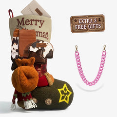 Cowgirl Wear Christmas Stocking Sock Bag