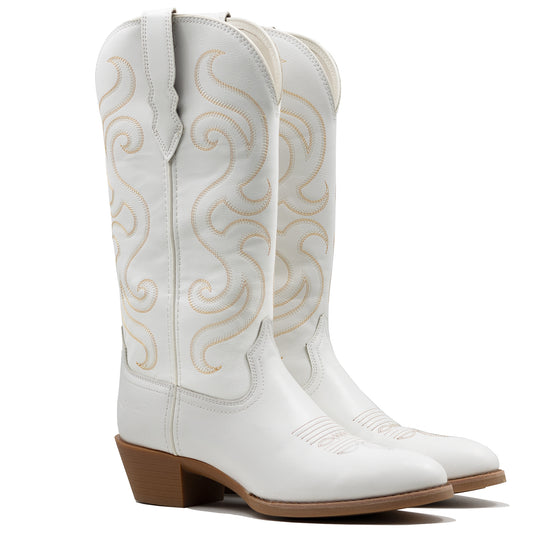 Women's Bright Side Round Toe Western Boots